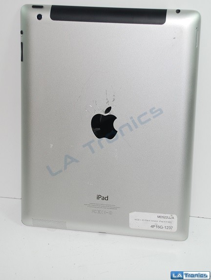 Apple iPad 4th Gen 16GB A1460 WiFi 4G Verizon MD522LL/A 9.7in Retina Display