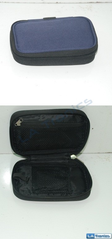 NEW Generic Digital Pocket Camera Zipper Carrying Case Pouch - Blue