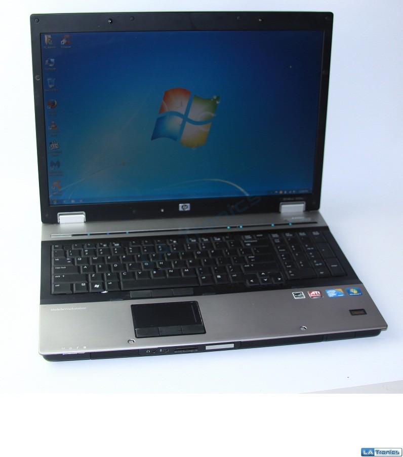 Hp Elitebook 8730w 17 Core 2 Duo 28ghz 4gb 250gb Hdd Windows 7 Pro Laptop 8635