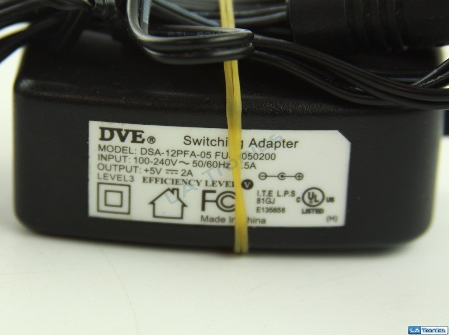 DVE 5V AC Adapter Power Supply DSA-12PFA-05 FUS 050200