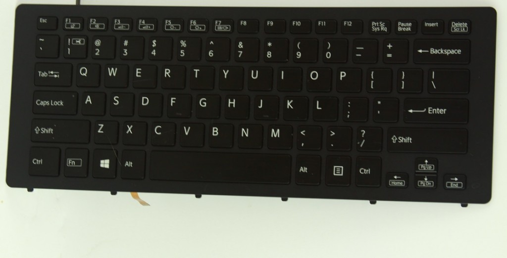 Sony Vaio SVF15 Backlit Keyboard 149264921US 9Z.NABBQ.701 Tested Grade A