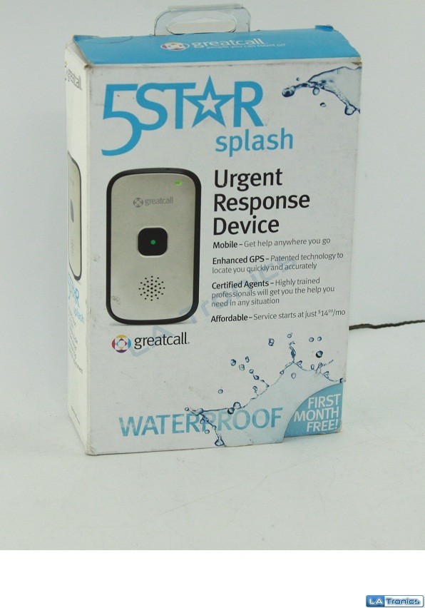 GreatCall 5Star Splash Urgent Response Medical Mobile Alert Device