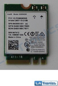 Intel 8260NGW Wireless - AC 867Mbps WIFI Network Card HP Spectre X360 843550-001