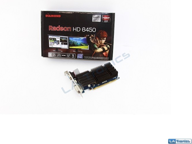 New DIAMOND AMD Radeon HD 6450 PCIE 1GB GDDR3 Video Graphics Card 6450PE31G