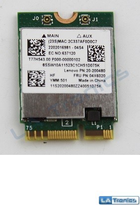 Broadcom BCM94352Z WiFi WLAN Card  BT4.0 04X6020 For Lenovo Y50-70 Series