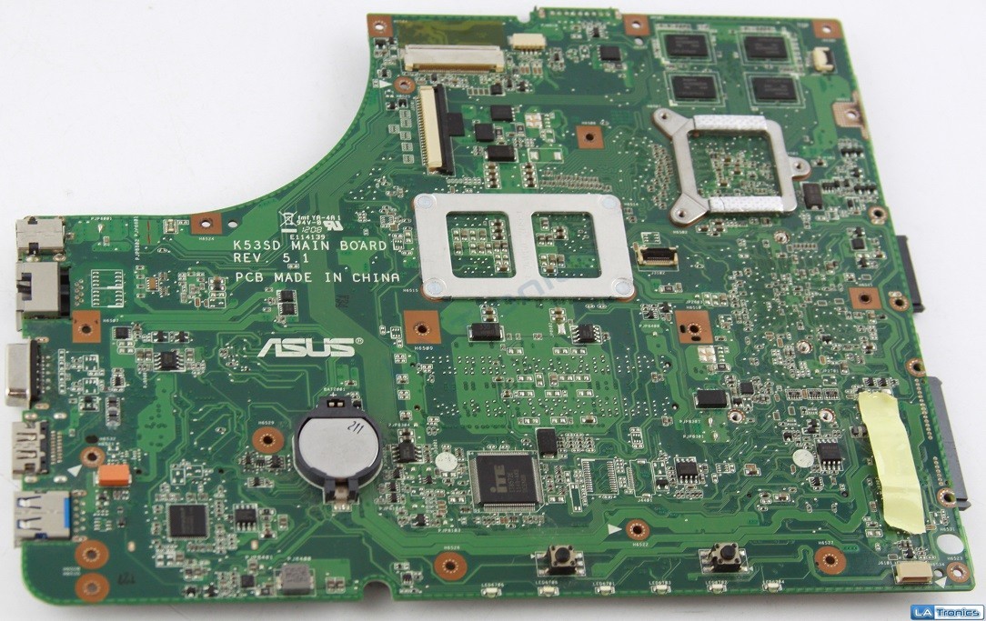 Asus K53SD X53S Laptop Motherboard REV 5.1 GT610M/2GB 60-N3EMB1300-D25