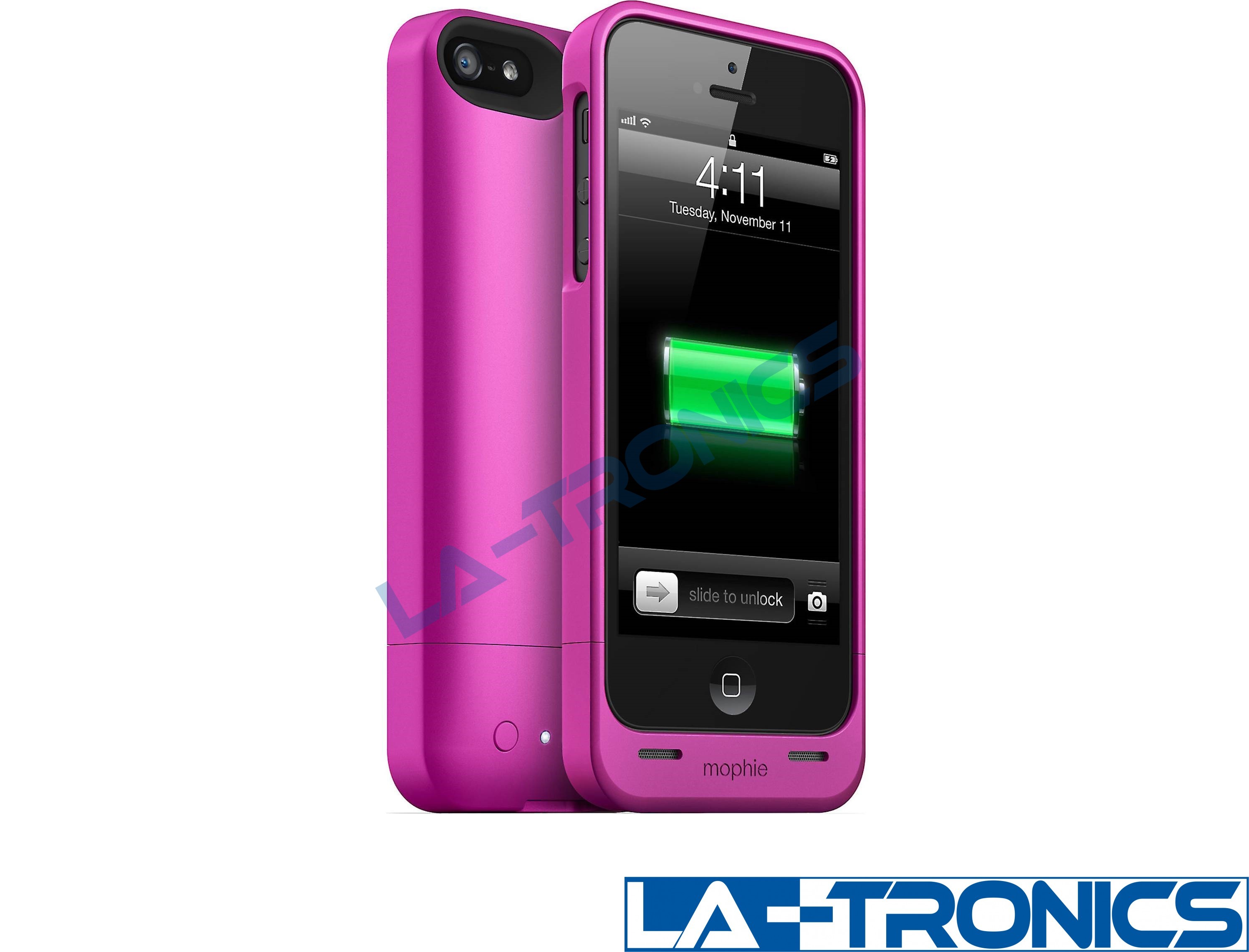 Mophie Juice Pack Helium Case & Charger Battery 1500mAh - IPhone 5 5s PINK