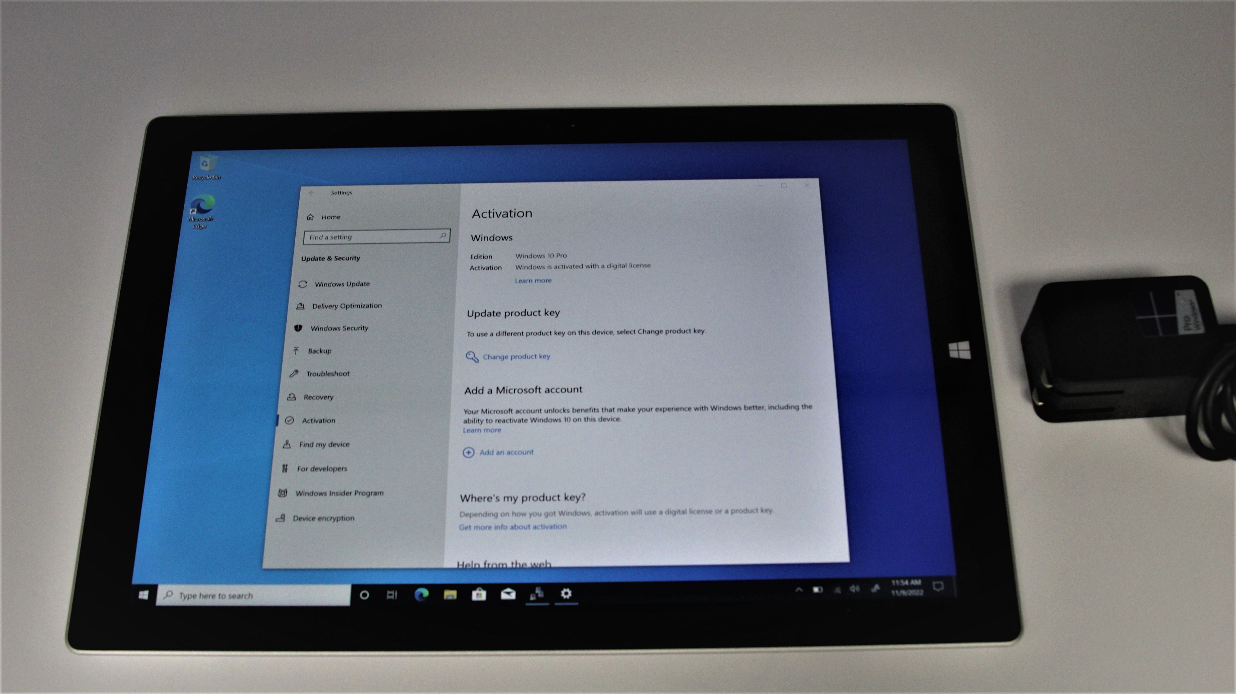 Microsoft Surface 3 1645 10.8