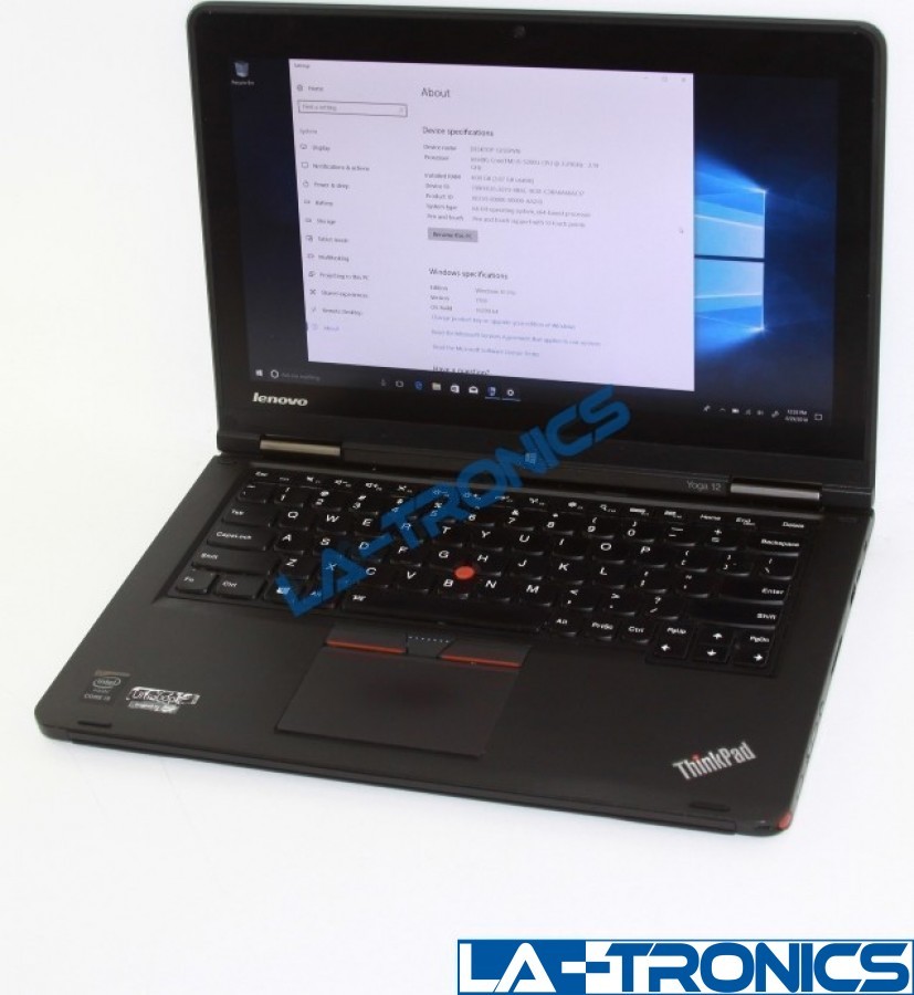 Lenovo Thinkpad Yoga S1 12.5' I5-4300U 8GB RAM 256GB SSD W10