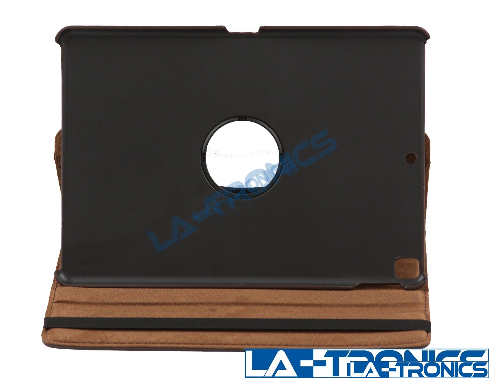 360 Rotating Brown Leather Folio Case Cover Stand For IPad 7th Gen 10.2