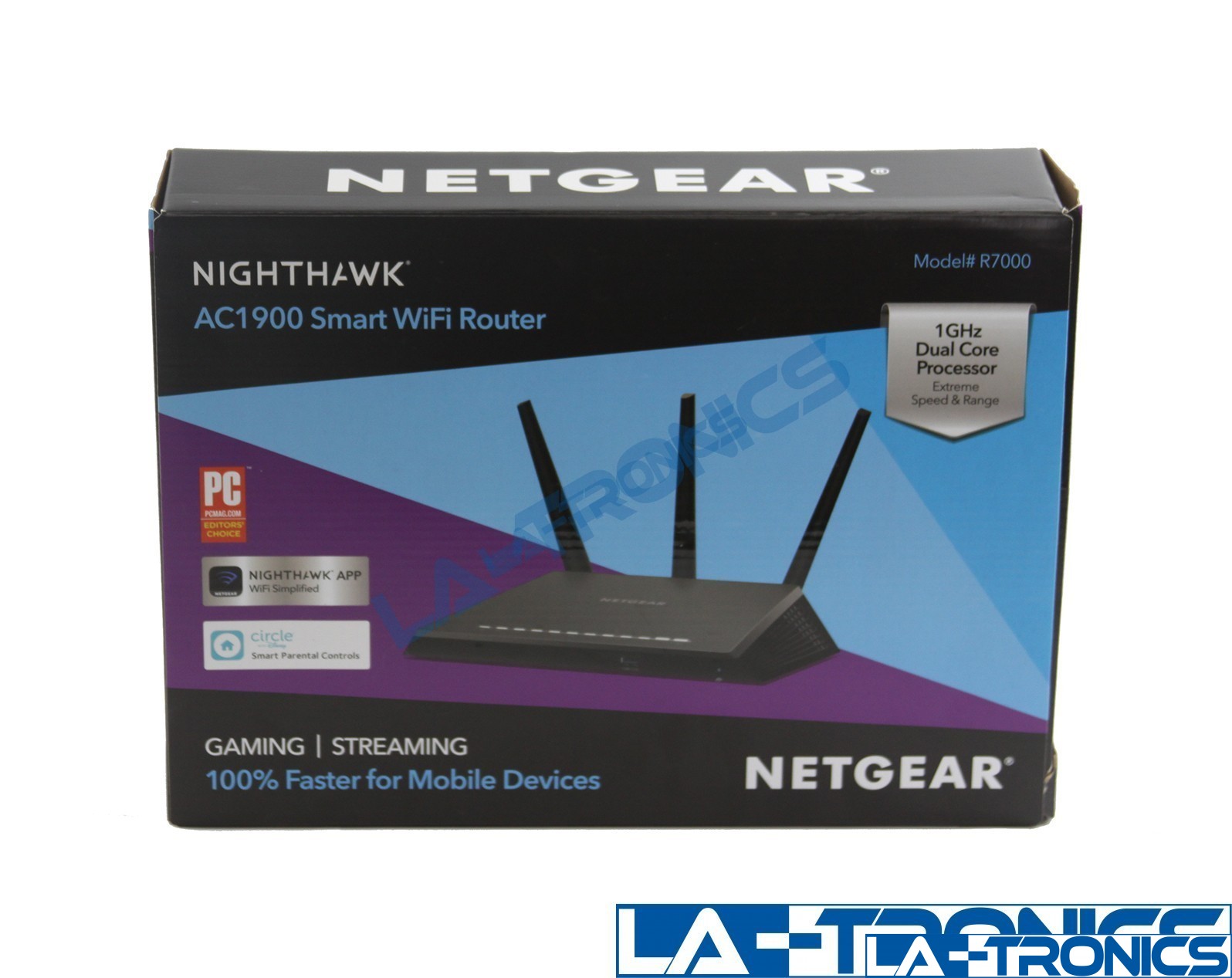 NETGEAR Nighthawk AC1900 Dual-Band Smart WiFi Router - R7000