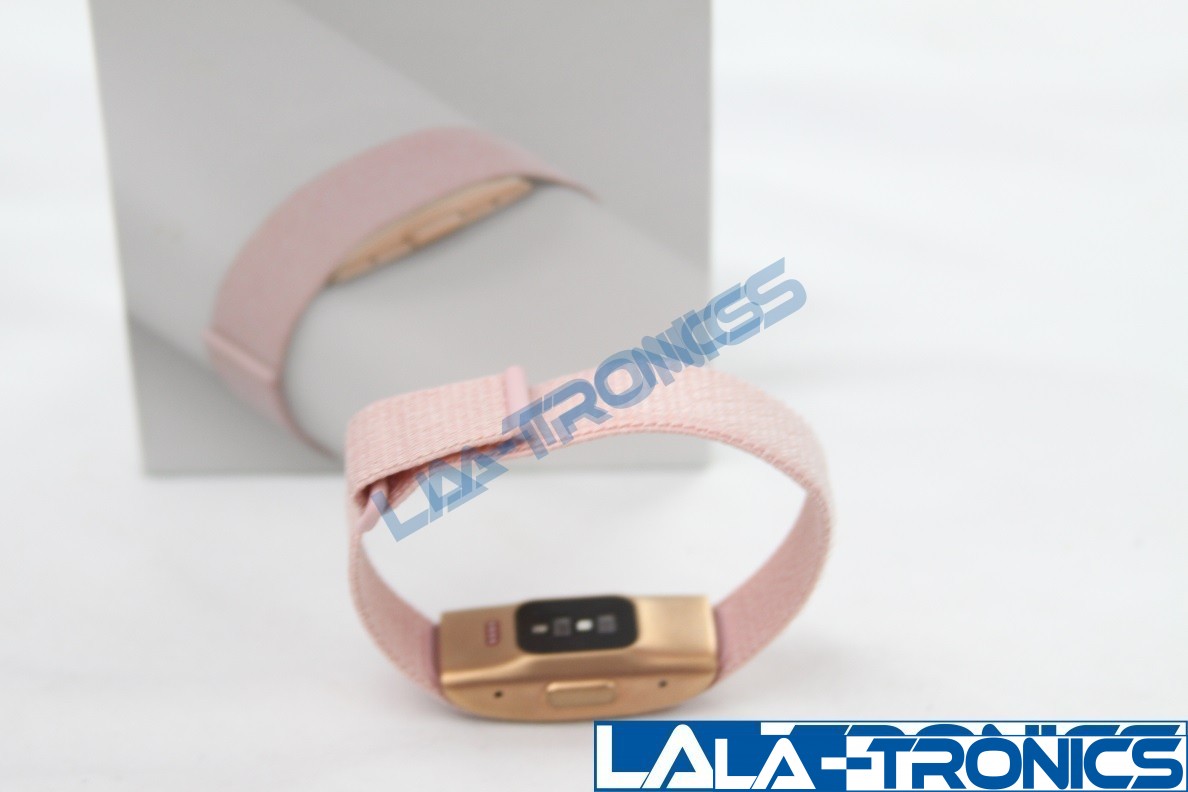 Amazon Halo Band Swim Proof 24/7 Heart Rate Fitness Tracker Rose Gold Size Small