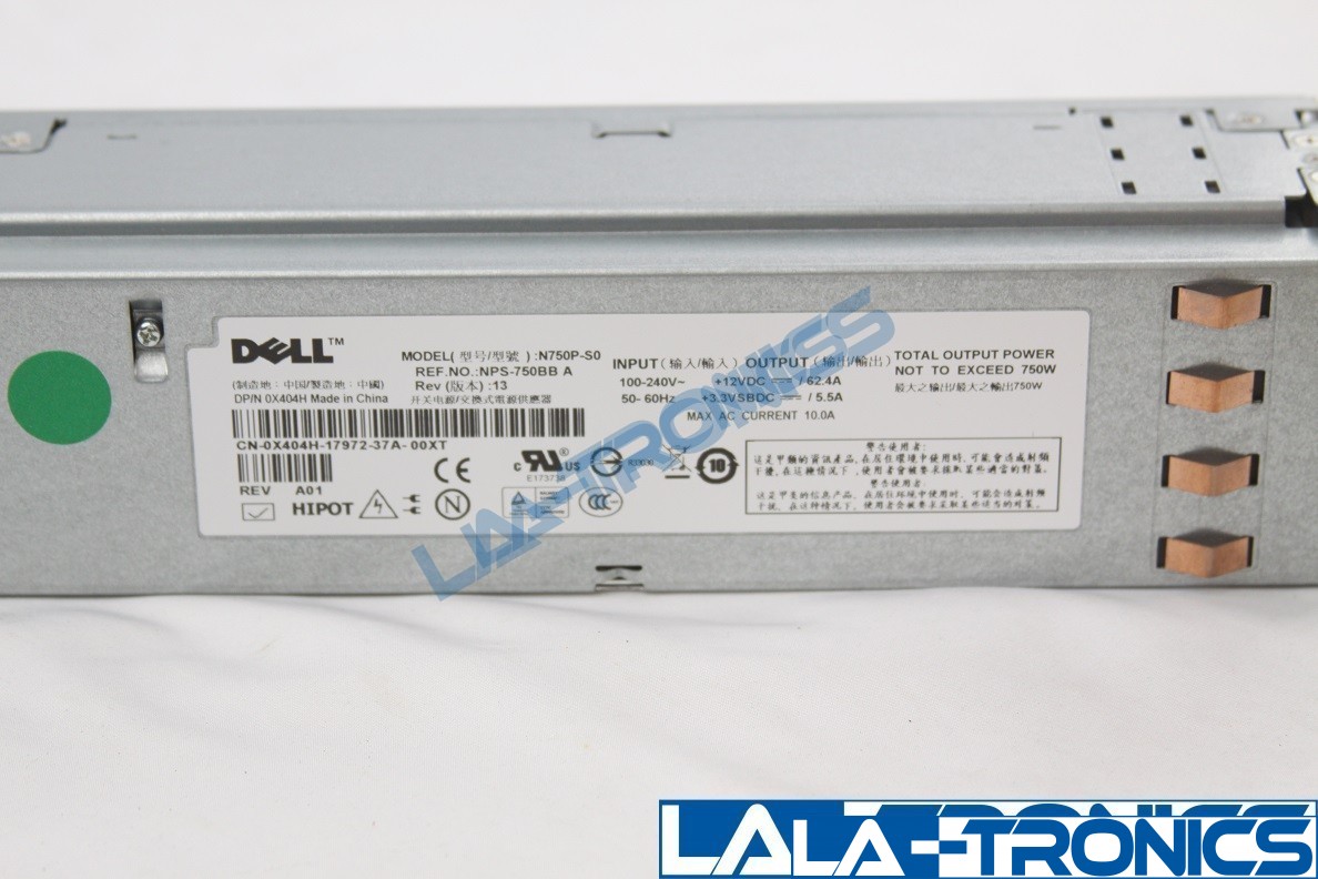 Dell N750P-S0 PowerEdge 2950 2970 Server 750W Power Supply X404H