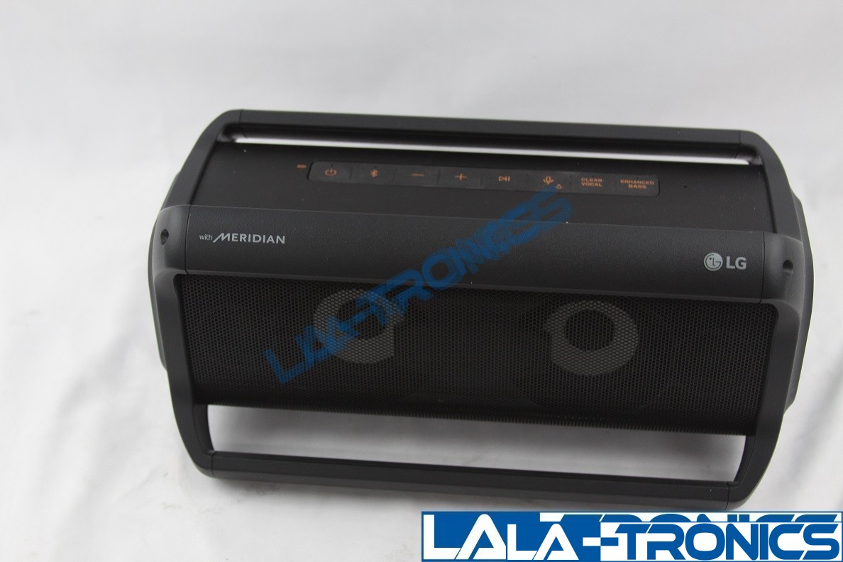 LG PK7 XBoom GO Portable Bluetooth Speaker BLACK Meridian Technology Unit Only