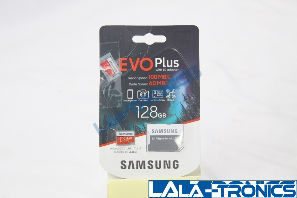 SAMSUNG EVO Plus 128GB MicroSD Micro Flash Memory Card MB-MC128HAAM