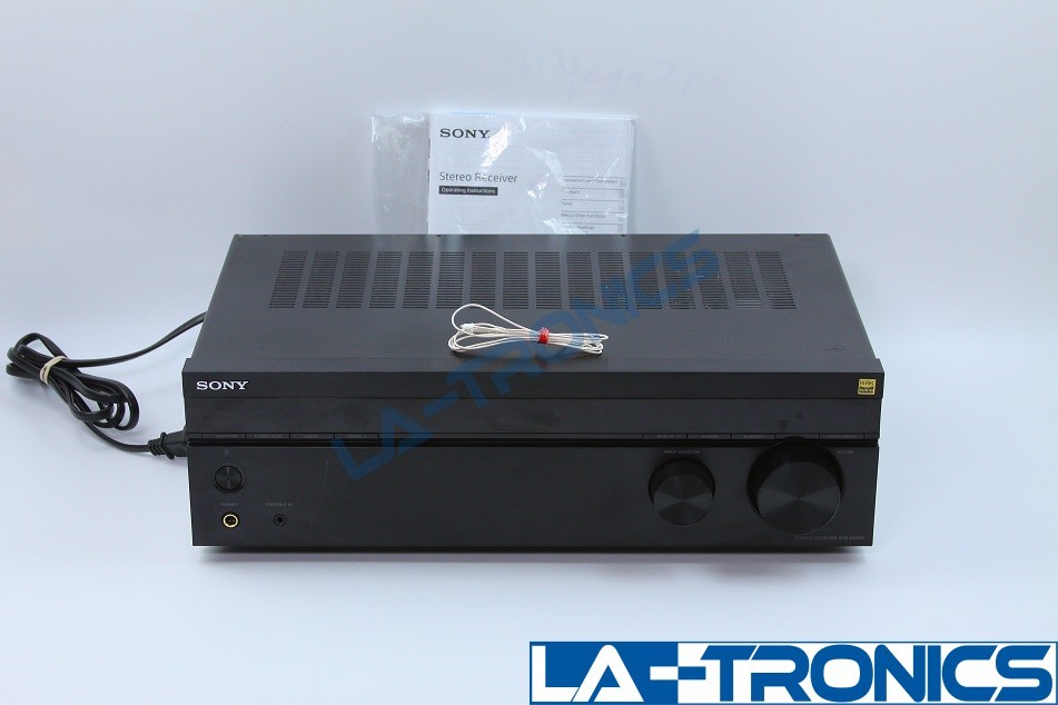 Sony STR-DH190 100W 2-Ch. Hi-Res Audio A/V Home Theater Receiver Black No Remote