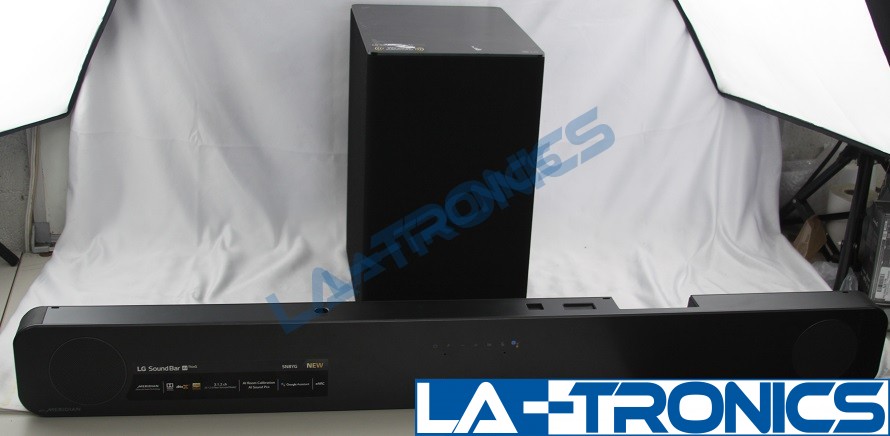 LG Soundbar & Subwoofer Set SN8YG 3.1.2 Channel 440W HDMI Read