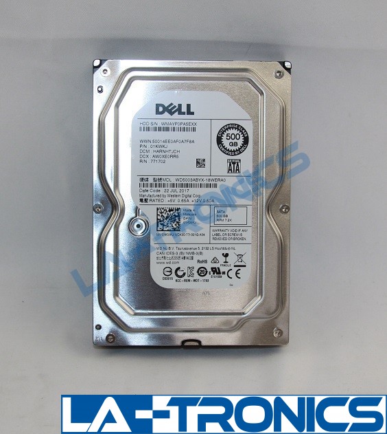 Dell 500GB SATA 7200RPM HDD Hard Drive Model: WD5003ABYX-18WERA0 3.5
