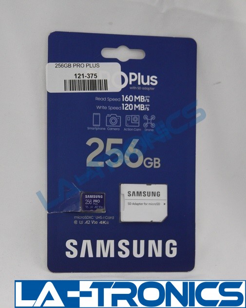 Samsung Pro Plus 256GB MicroSDXC Flash Card With Adapter