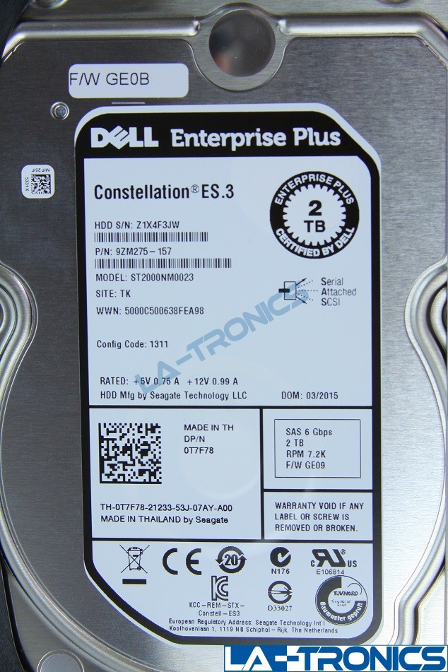 New Seagate 2TB 7200RPM 6Gbps 3.5