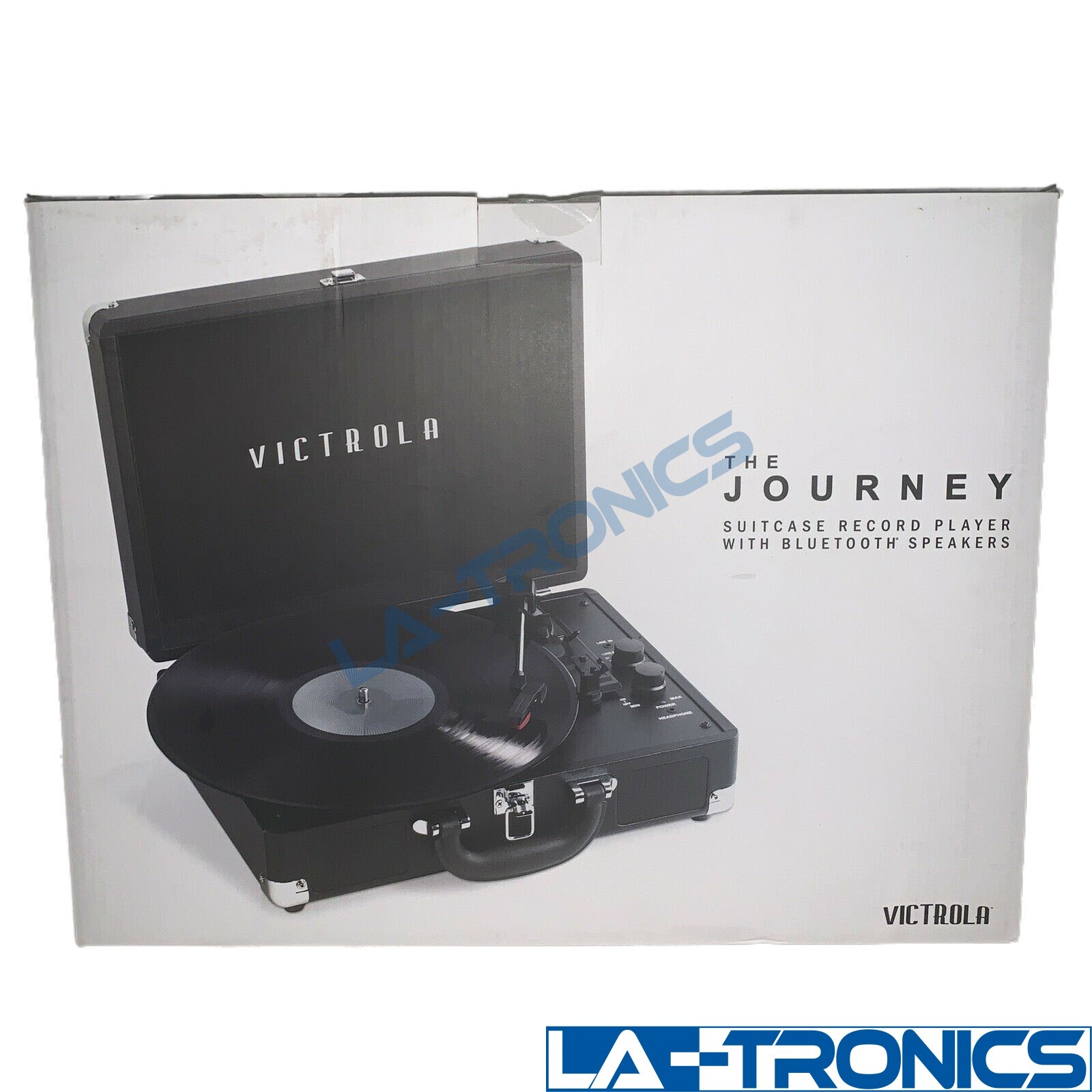 Victrola Journey BT In And Out Suitcase Turntable With Needle & Cloth Bundle