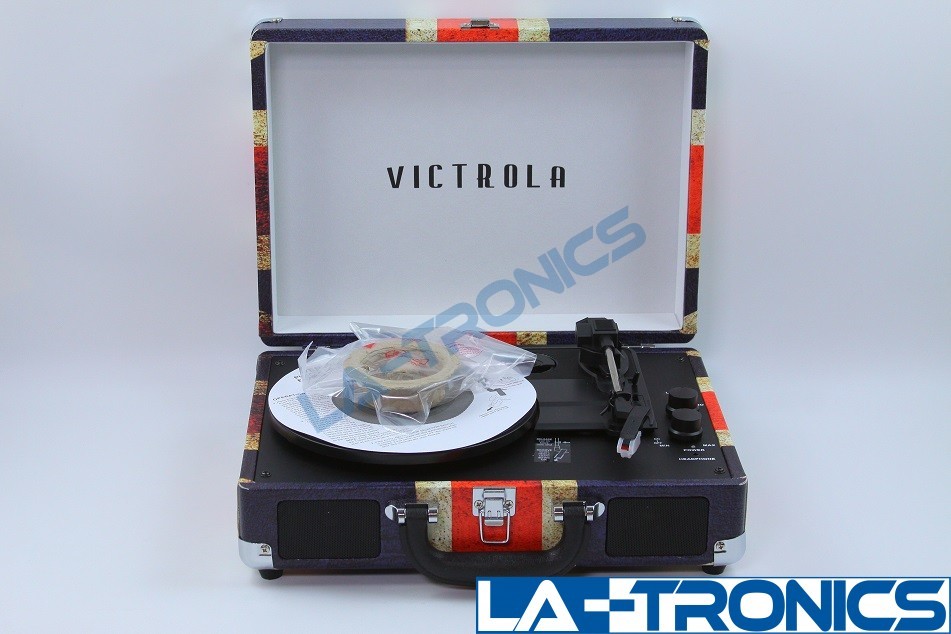Victrola Vintage 3-Speed Bluetooth Portable Suitcase Record Player VSC-550BT-UK