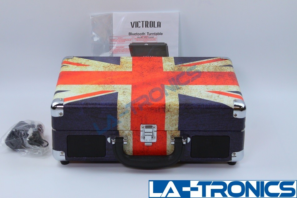 Victrola Vintage 3-Speed Bluetooth Portable Suitcase Record Player VSC-550BT-UK