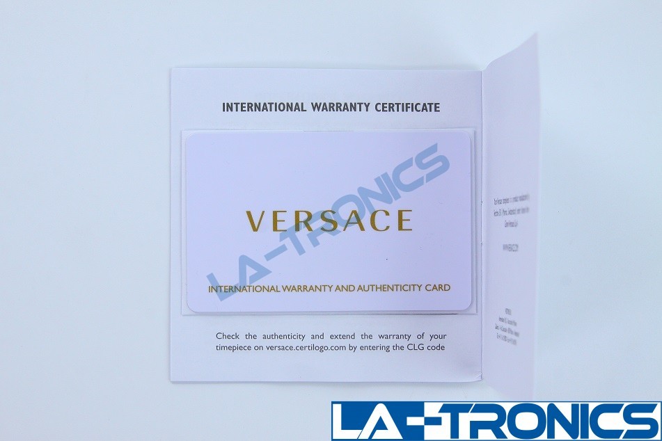Versace VEPY00720 43mm Urban Mystique Chrono Blue Silver Gold Steel Men's Watch
