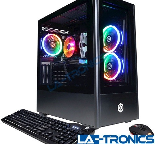 CyberPowerPC Intel I5 11600KF 16GB 500GB SSD RTX 2060 WITH KEYBOARD AND MOUSE