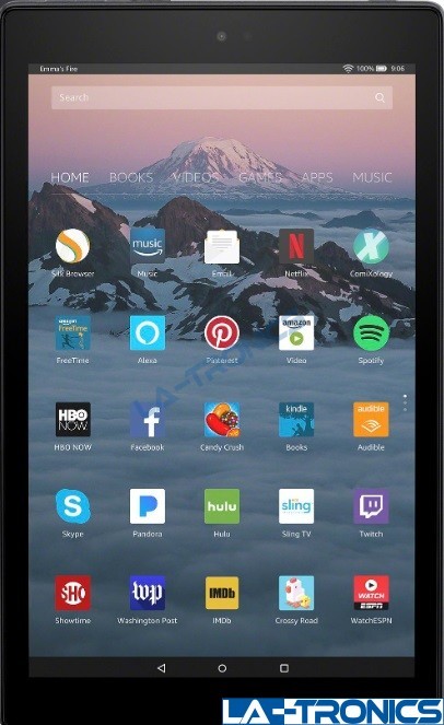 Amazon Kindle Fire HD 10 9TH GEN 32GB Black Tablet M2V3R5