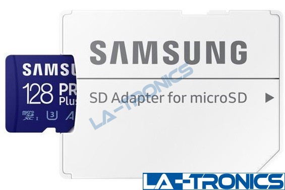 Samsung 128GB PRO PLUS  MicroSDXC UHS-I Memory Card With Card Reader 160MB/s 4K