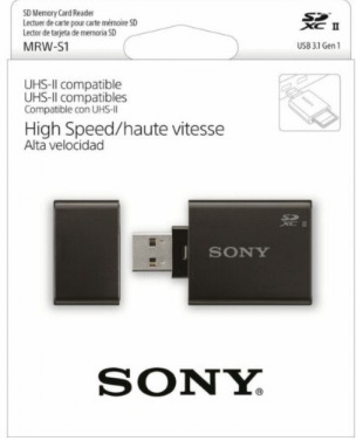 Sony SD UHS-II USB Adapter Memory Card Reader/Writer - MRW-S1