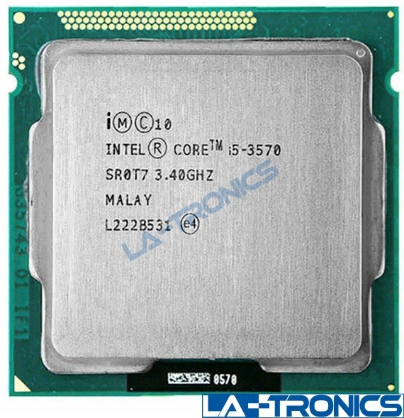 Intel Core I5-3570 Quad-Core 3.40GHz 6MB LGA1155 Desktop Processor CPU SR0T7