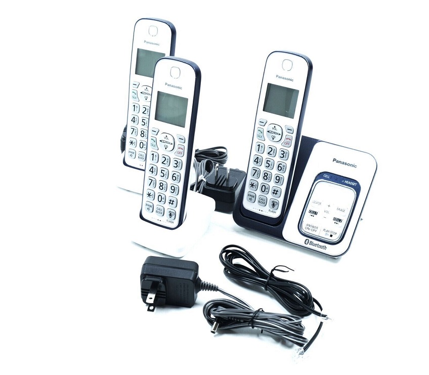 Panasonic Link2Cell DECT 6.0 Expandable Cordless Phone System KX-TGD863A