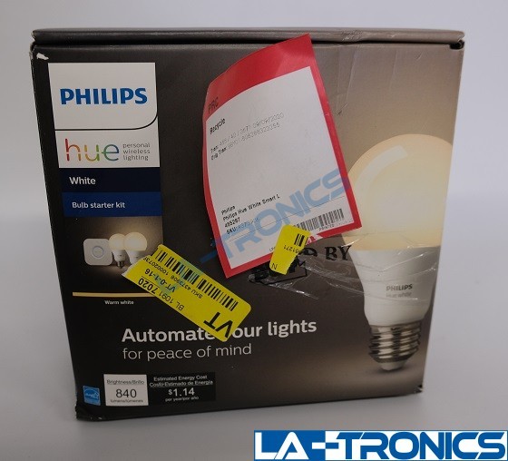 Philips Hue  White Ambiance A19 2-Pack Bulb Starter Kit 455287