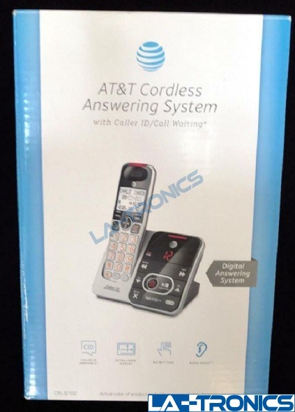 AT&T CRL32102 Cordless Phone Caller ID Single Line