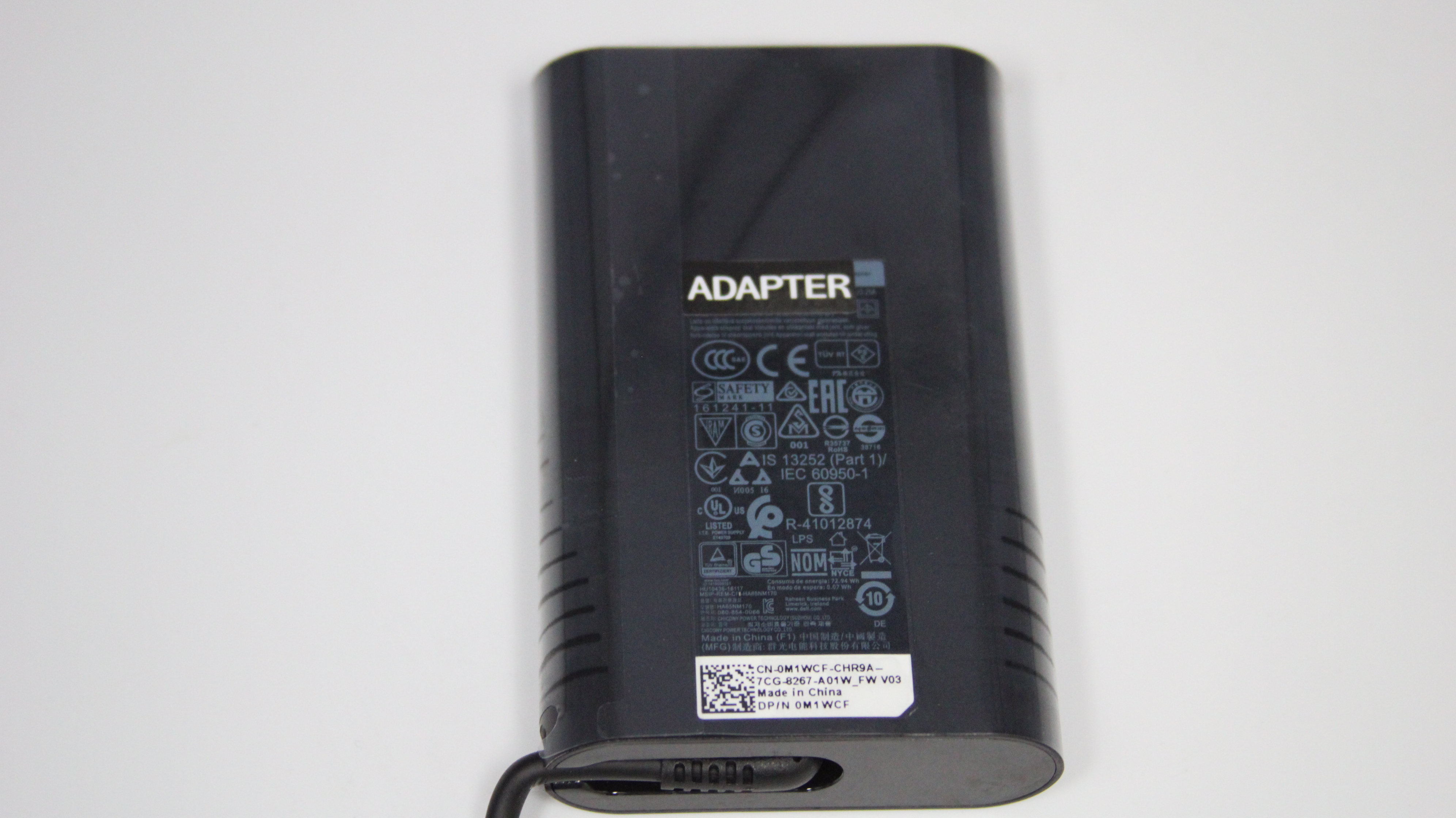Genuine Dell 65w Type C Laptop Charger USB C Power Adapter 02YK0F 0M1WCF 0JYJNW
