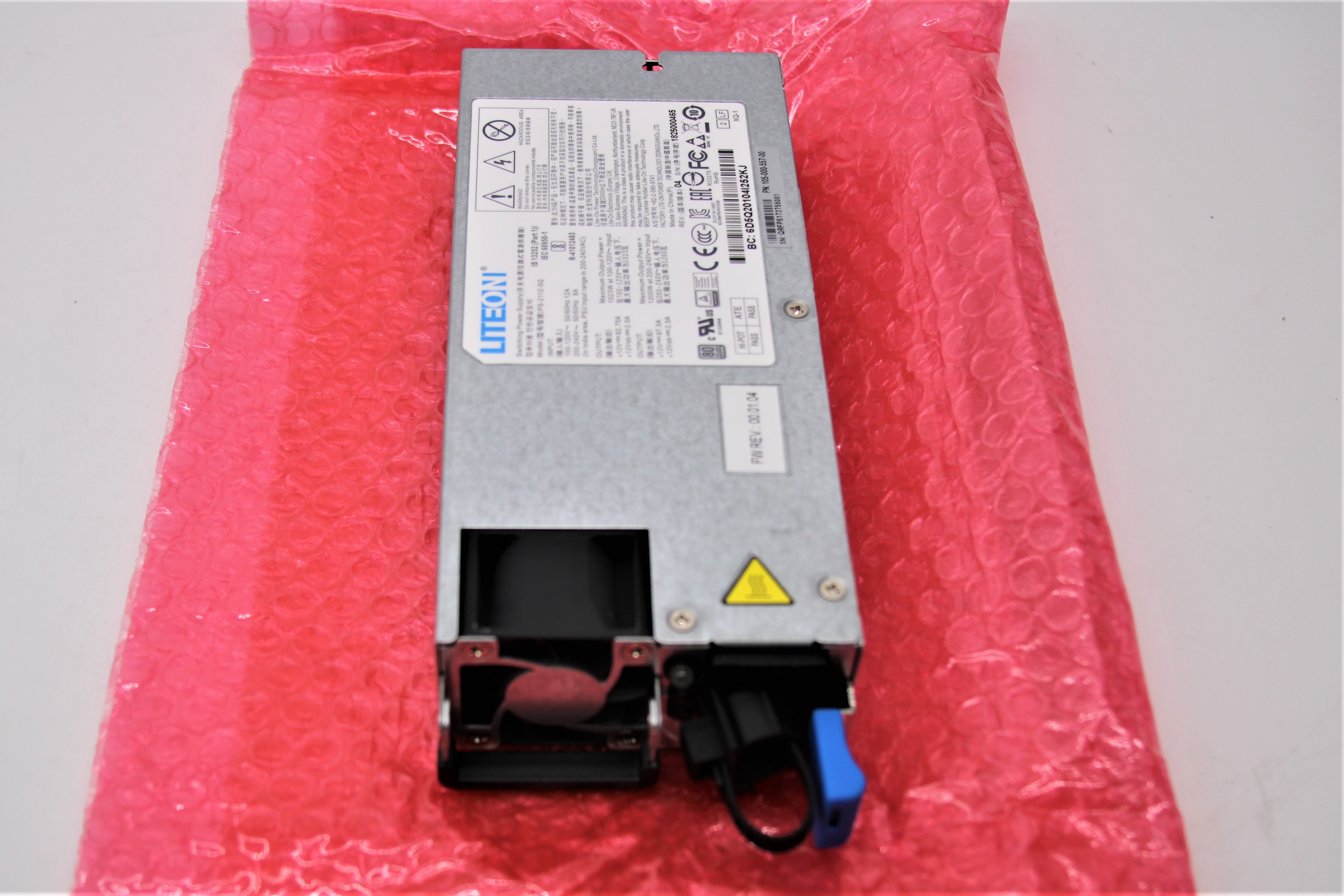 LITEON PS-2112-2L Server Redundant Power Supply 1200W
