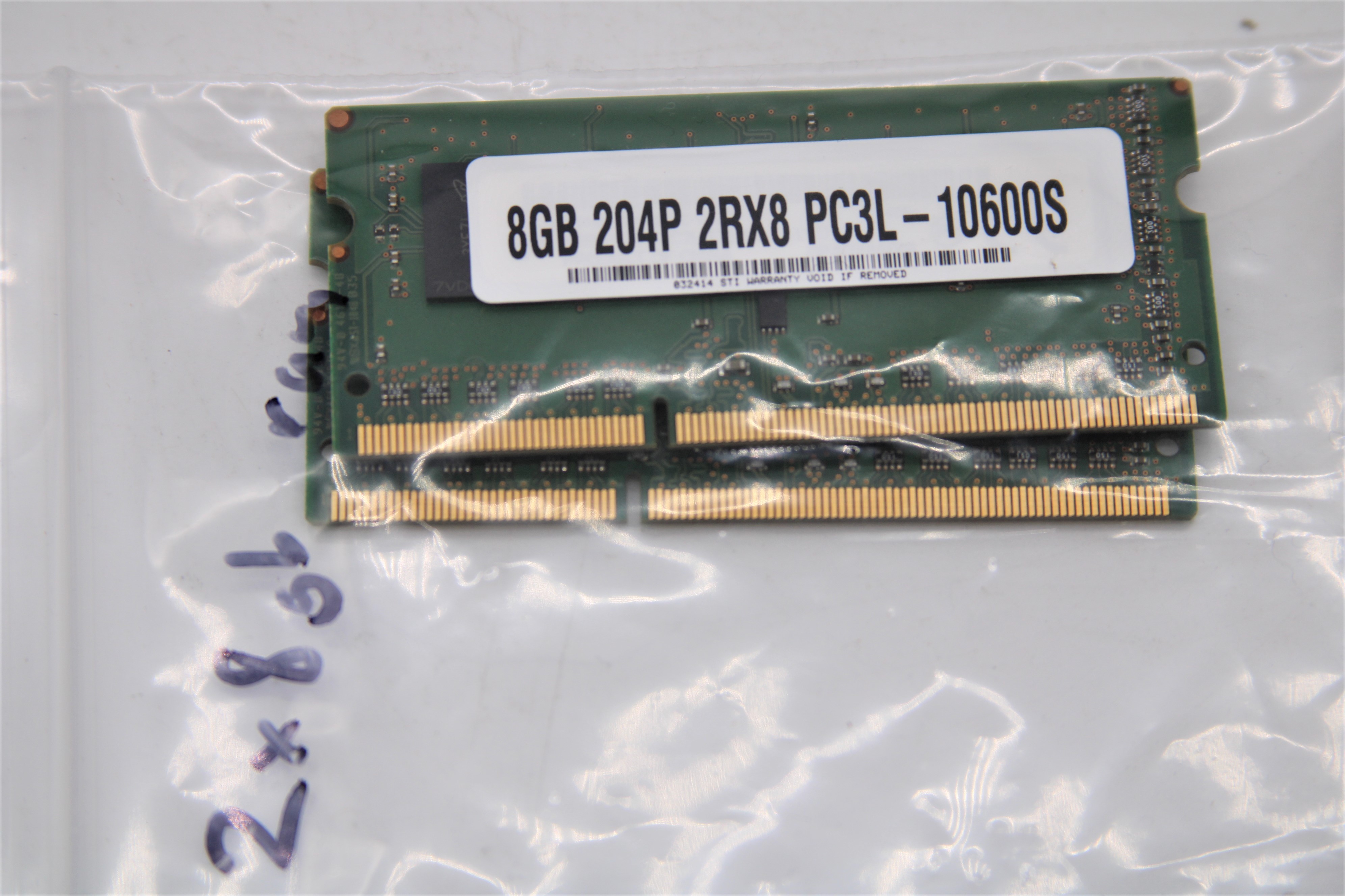MICRON 16GB 2x8GB SDRAM Laptop Memory PC3L-10600S 2Rx8 DDR3L