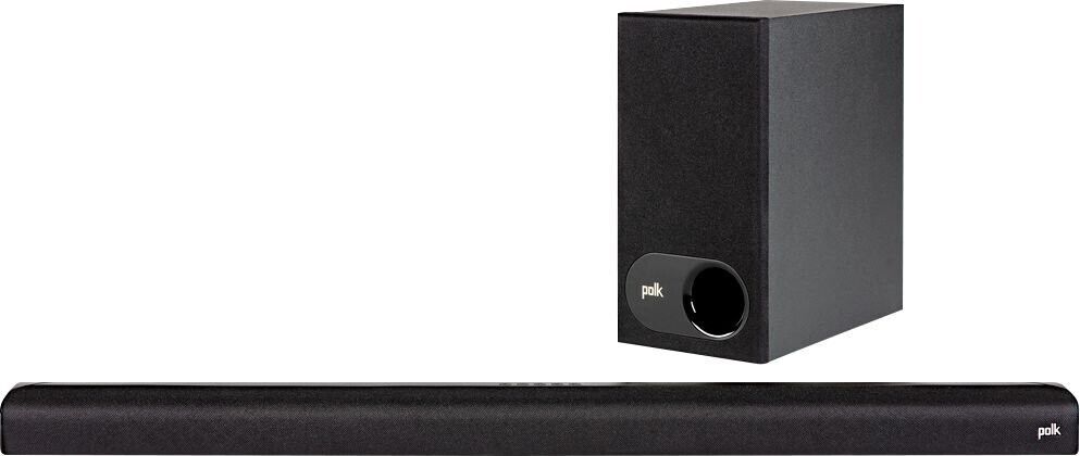 Polk Audio - 2.1-Channel Signa S2 Ultra-Slim Soundbar With Wireless Subwoofer