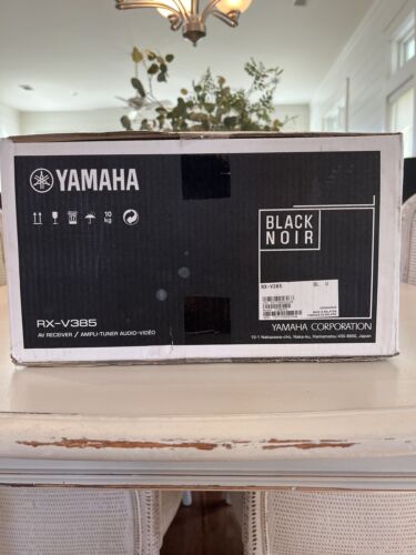 Yamaha RXV385BL 5.1 Channel Dolby TrueHD AV Receiver Black