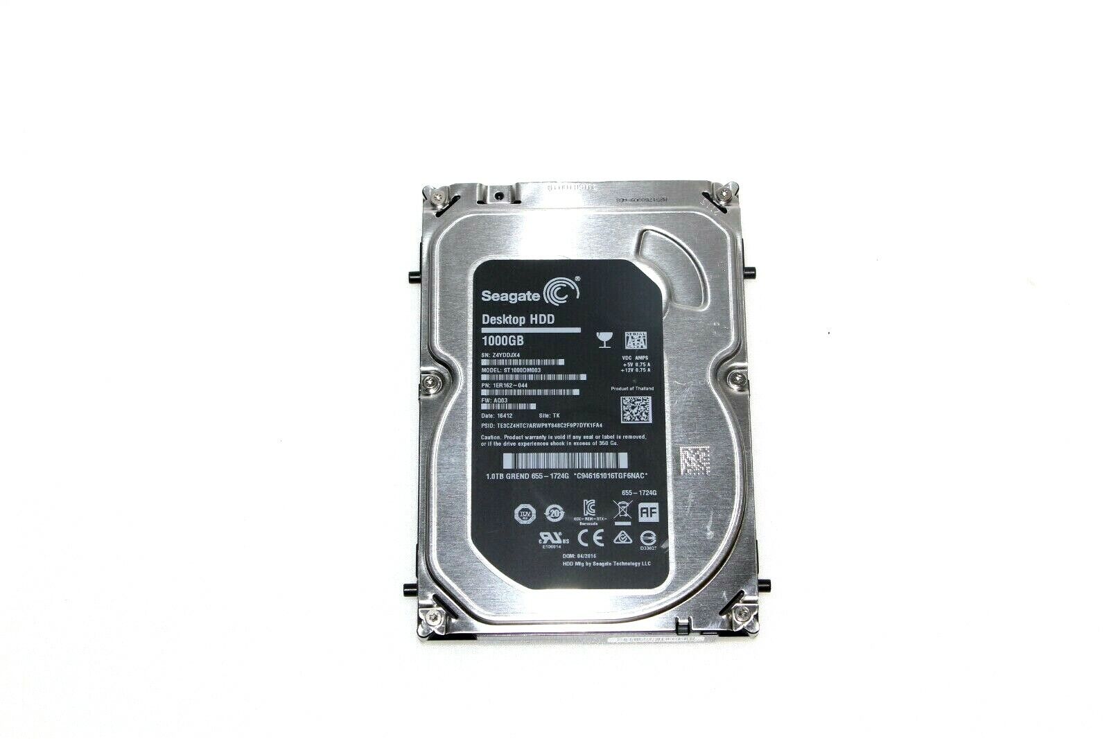 Seagate 1000GB/1TB 3.5" SATA 3 Desktop Hard Disk Drive HDD ST1000DM003