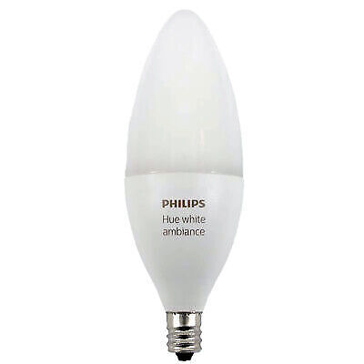 Philips Hue White Ambiance Decorative Candle Light Bulb 40W Dimmable LED 468926