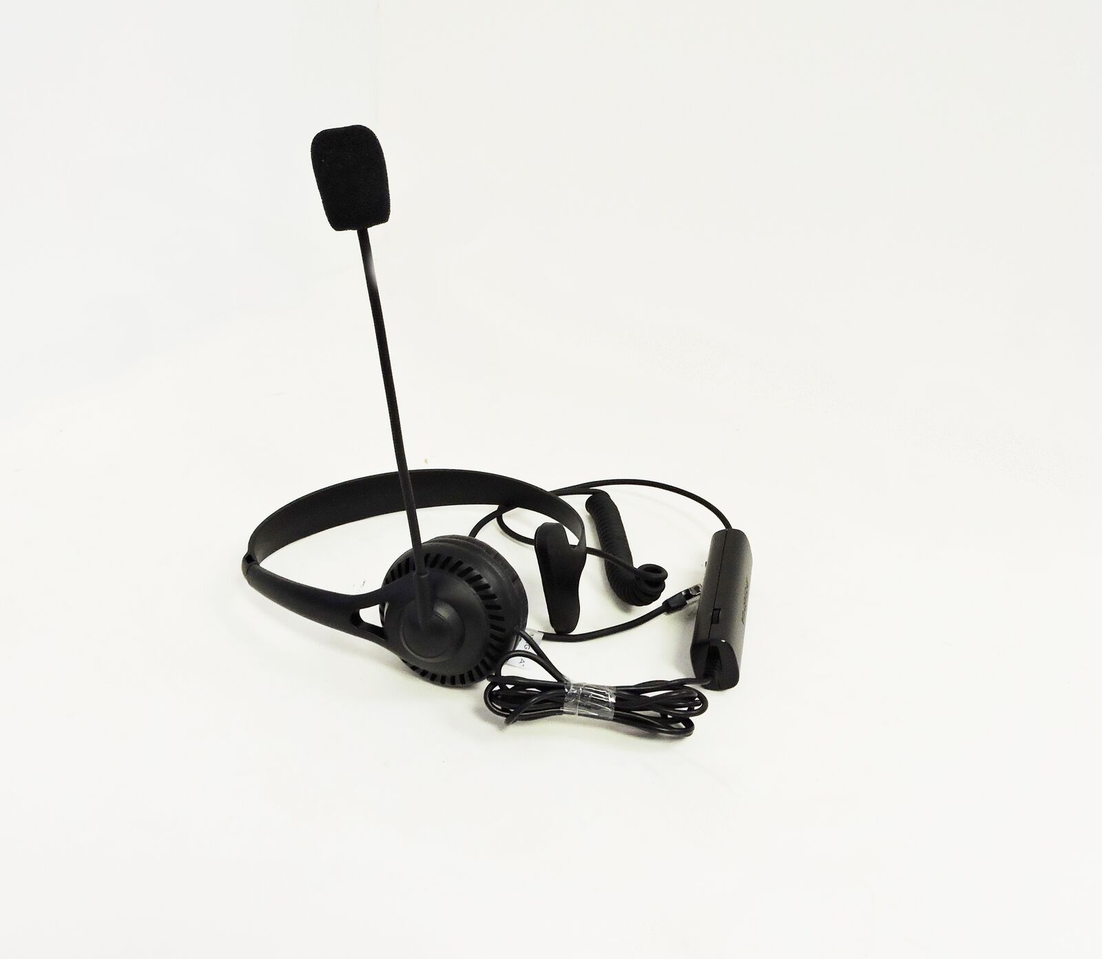 Insignia- Landline Phone Hands-Free Headset - Black NS-MCHMRJ9P2
