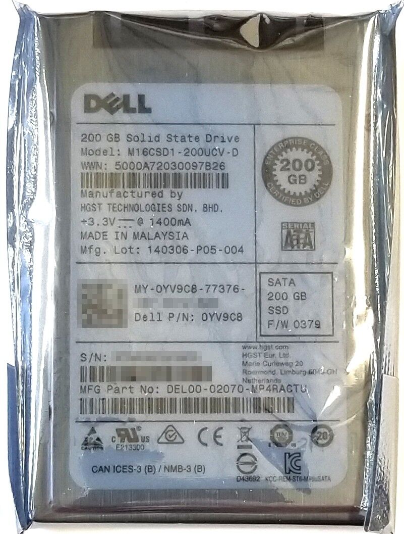Dell HGST 200GB 1.8