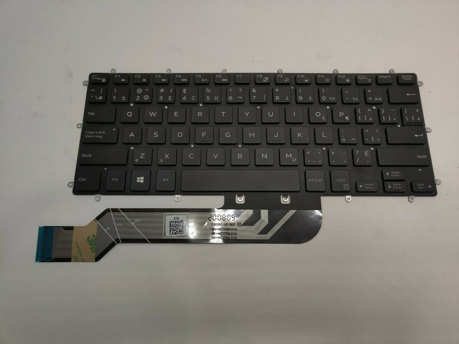 Genuine Dell EN FR Backlit Keyboard For Inspiron 15 5568 5578 GXJHX