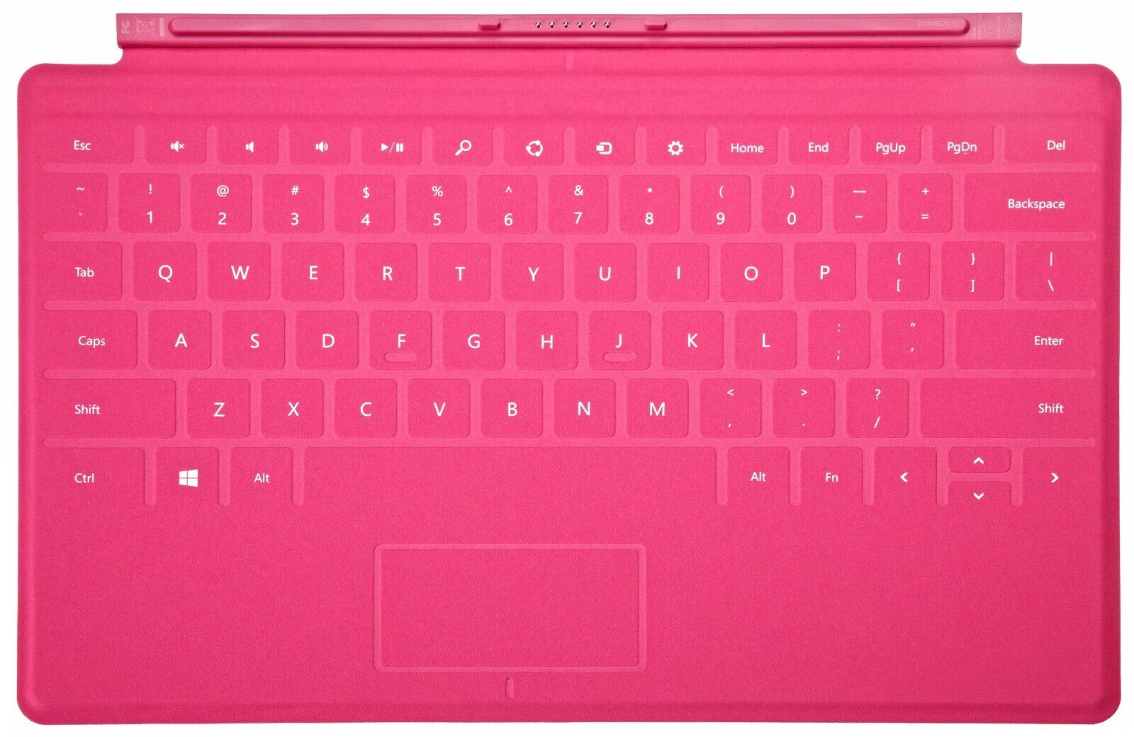Microsoft Surface 3 Touch Type Cover Keyboard Model 1515 Hot Pink