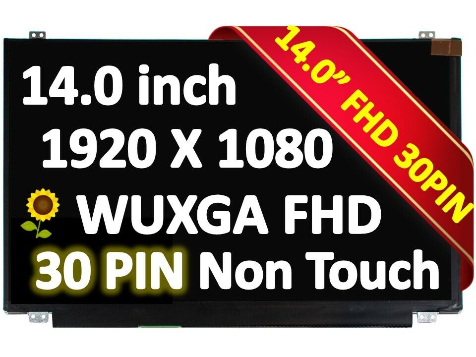 Dell PN 1RN29 DP/N 01RN29 NV140FHM-N4A LED LCD Screen FHD 1920x1080 Display