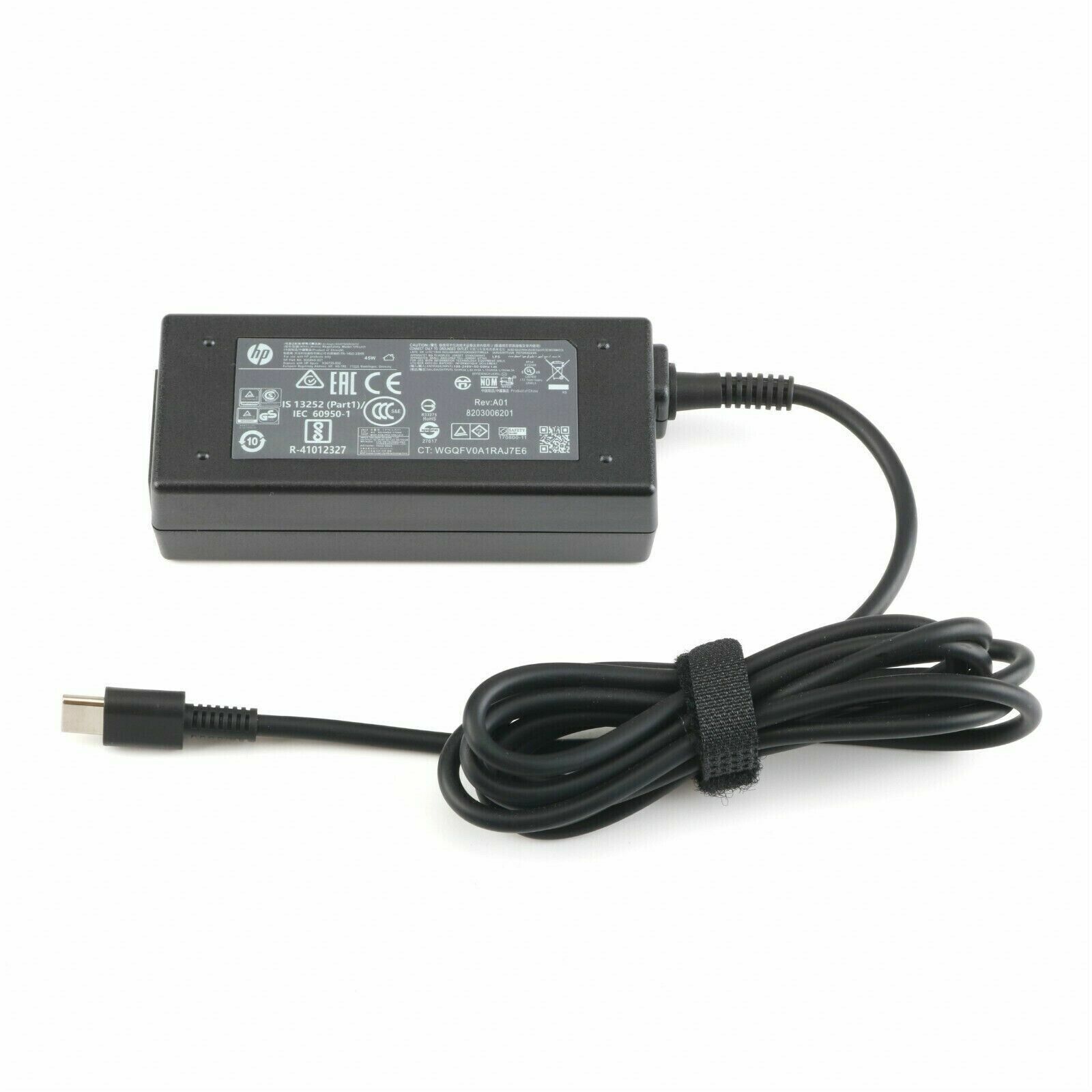 Original Adapter Charger HP 20V 2.25A 45W Type C