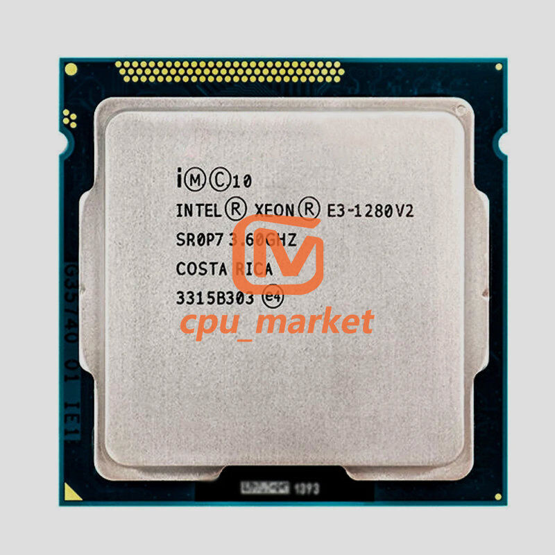 Intel Xeon E3-1280 V2 SR0P7 3.6GHz Quad-Core L3 8M Socket 1155 69W CPU Processor